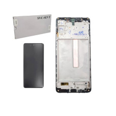 Дисплей Samsung M536 Galaxy M53 з сенсором в рамці (Чорний) Service Original