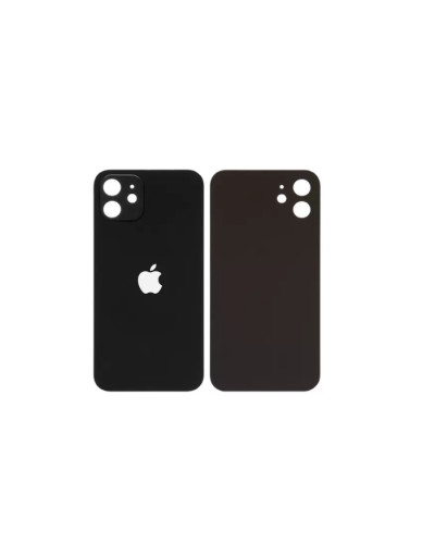 Задня кришка Apple iPhone 12 (Black) Оригінальний виріз