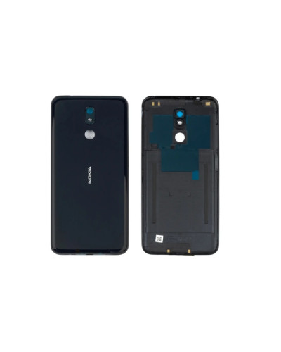 Задня кришка Nokia 3.2 з склом камери (Чорна) Original
