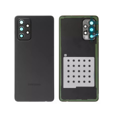 Задня кришка Samsung A725 Galaxy A72 з склом камери (Чорна) Original