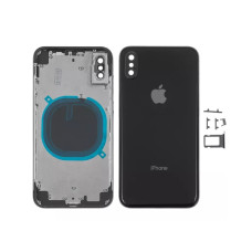 Корпус Apple iPhone X (Black) з склом камери / Original PRC