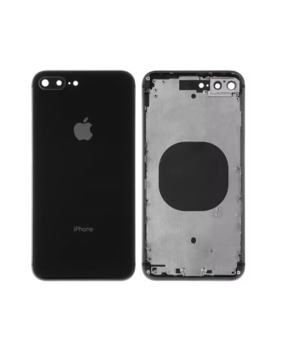 Корпус Apple iPhone 8 Plus (Space Grey) з склом камери / Original PRC