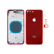 Корпус Apple iPhone 8 Plus (RED) з склом камери / Original PRC