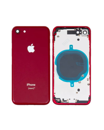 Корпус Apple iPhone 8 (RED) з склом камери / Original PRC