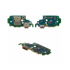 Плата зарядки Samsung G998 Galaxy S21 Ultra з компонентами / ORIGINAL