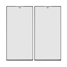 Скло дисплея Samsung S908 Galaxy S22 Ultra + OCA (Чорне) Original