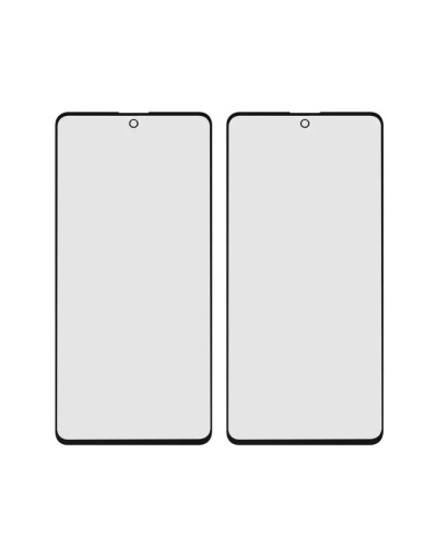 Скло дисплея Samsung A715 Galaxy A71 + OCA (Чорне) Original