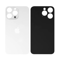 Задня кришка Apple iPhone 14 Pro Max (Silver) Більший виріз