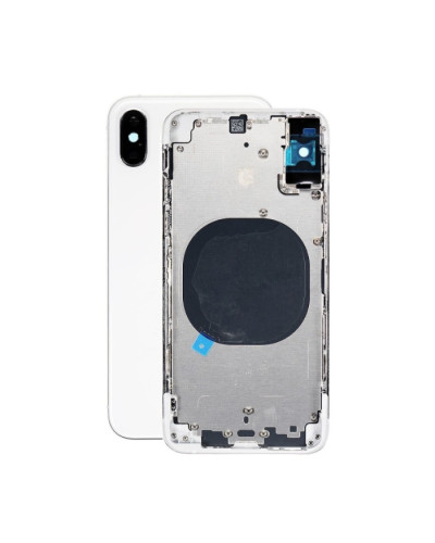 Корпус Apple iPhone XS (Silver) з склом камери / Original PRC