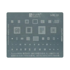 Трафарет Amaoe BGA SAM:10 0.12mm / Samsung G973 Galaxy S10 / G975 Galaxy S10 Plus / N970 Galaxy Note 10 / N975 Galaxy Note 10 Plus