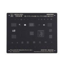 2D Трафарет QianLi Mega-Idea BGA Apple iPhone XS / XS Max / XR