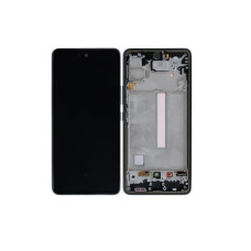 Дисплей Samsung A536 Galaxy A53 5G 2022 з сенсором в рамці (Чорний) Original Assembled