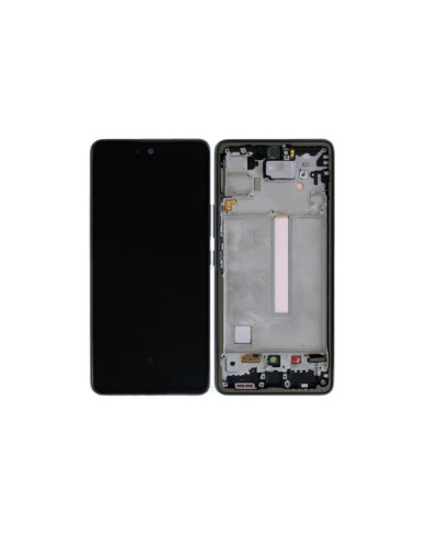 Дисплей Samsung A536 Galaxy A53 5G 2022 з сенсором в рамці (Чорний) Original Assembled