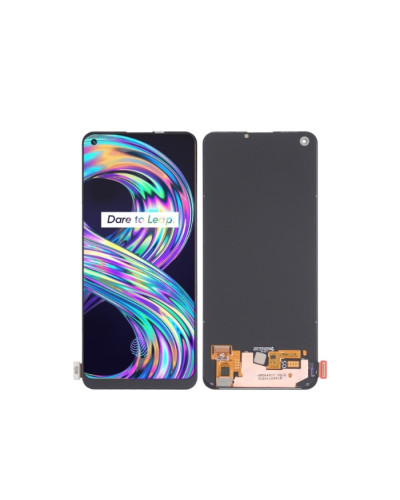 Дисплей Realme 8 / Realme 8 Pro / Realme 7 Pro / Oppo A74 4G / A94 / Reno 5 Lite / RMX3081 / RMX3085 з сенсором (Чорний) Original China