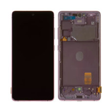 Дисплей Samsung G780 Galaxy S20 FE з сенсором в рамці (Лавандовий) Service Original