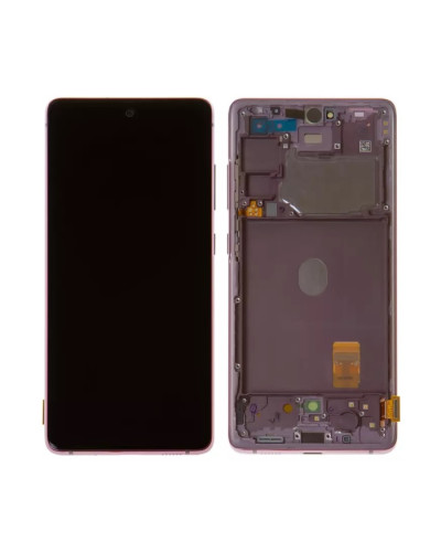 Дисплей Samsung G780 Galaxy S20 FE з сенсором в рамці (Лавандовий) Service Original