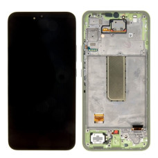 Дисплей Samsung A346 Galaxy A34 5G з сенсором в рамці (Зелений) Service Original