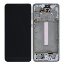 Дисплей Samsung A336 Galaxy A33 5G 2022 з сенсором в рамці (Білий) Service Original