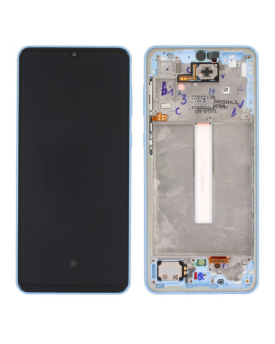 Дисплей Samsung A336 Galaxy A33 5G 2022 з сенсором в рамці (Синій) Service Original