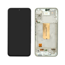 Дисплей Samsung A546 Galaxy A54 5G з сенсором в рамці (Білий) Service Original