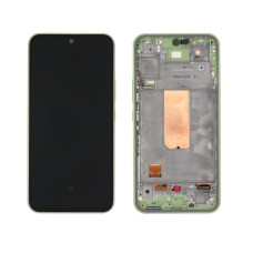 Дисплей Samsung A546 Galaxy A54 5G з сенсором в рамці (Зелений) Service Original