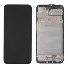 Дисплей Samsung A245 Galaxy A24 2023 з сенсором в рамці (Чорний) Original Assembled