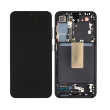 Дисплей Samsung S911 Galaxy S23 з сенсором в рамці (Чорний) Service Original