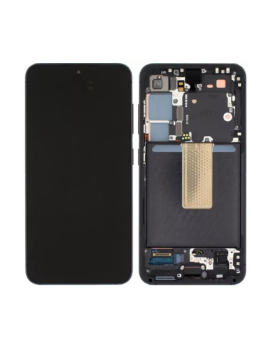 Дисплей Samsung S911 Galaxy S23 з сенсором в рамці (Чорний) Service Original