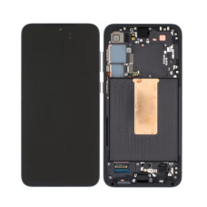 Дисплей Samsung S916 Galaxy S23 Plus з сенсором в рамці (Чорний) Service Original