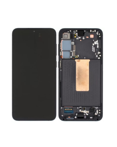 Дисплей Samsung S916 Galaxy S23 Plus з сенсором в рамці (Чорний) Service Original