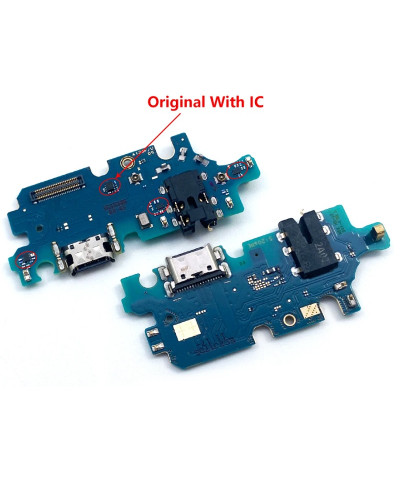 Плата зарядки Samsung M135 Galaxy M13 з компонентами / ORIGINAL