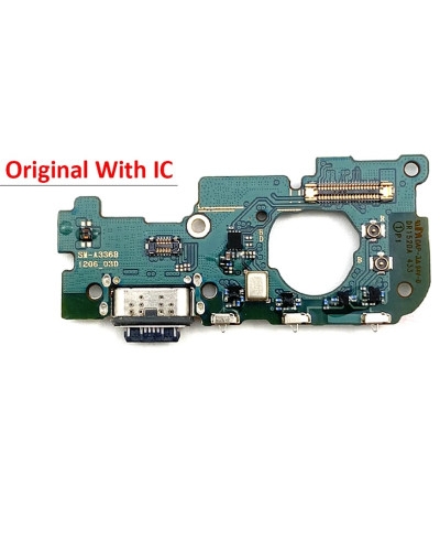 Плата зарядки Samsung A336 Galaxy A33 5G з компонентами / ORIGINAL