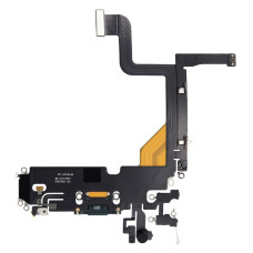 Шлейф Apple iPhone 13 Pro на зарядку з мікрофоном (Зелений) ORIGINAL 100% / знятий з телефону
