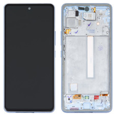 Дисплей Samsung A536 Galaxy A53 5G 2022 з сенсором в рамці (Синій) Service Original