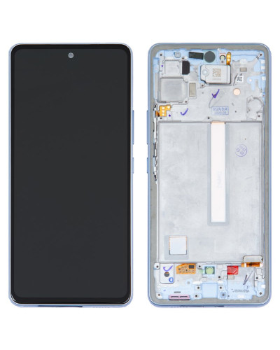 Дисплей Samsung A536 Galaxy A53 5G 2022 з сенсором в рамці (Синій) Service Original