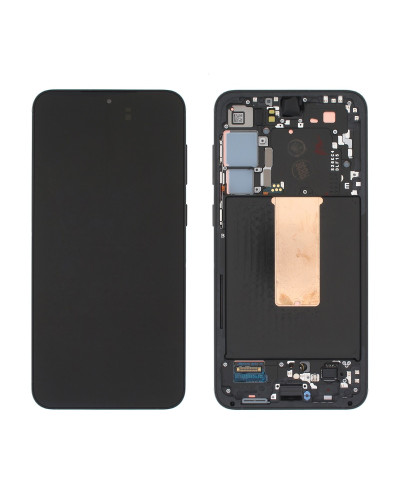 Дисплей Samsung S916 Galaxy S23 Plus з сенсором в рамці (Сірий) Service Original