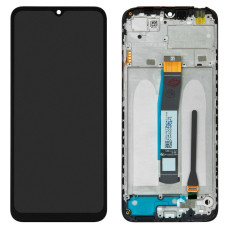 Дисплей Xiaomi Redmi 10C / Redmi 10 Power / Poco C40 з сенсором в рамці (Чорний) Original China