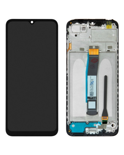 Дисплей Xiaomi Redmi 10C / Redmi 10 Power / Poco C40 з сенсором в рамці (Чорний) Original China