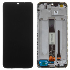 Дисплей Xiaomi Redmi 9A / Redmi 9AT / Redmi 9C / Redmi 10A / Poco C31 з сенсором в рамці (Чорний) Original China