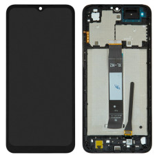 Дисплей Xiaomi Redmi A1 / Redmi A1 Plus / Redmi A2 / Redmi A2 Plus з сенсором в рамці (Чорний) Original China