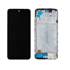Дисплей Xiaomi Redmi Note 10 4G / Note 10S / Poco M5s з сенсором в рамці (Чорний) Original China