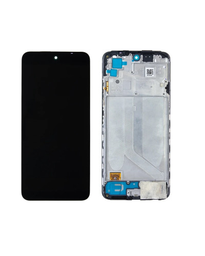 Дисплей Xiaomi Redmi Note 10 4G / Note 10S / Poco M5s з сенсором в рамці (Чорний) Original China