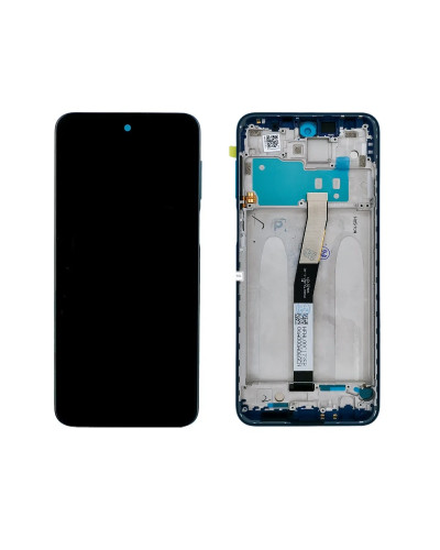 Дисплей Xiaomi Redmi Note 9 Pro / Note 9S / Note 9 Pro Max з сенсором в рамці (Синій) Original China