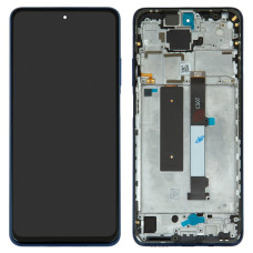 Дисплей Xiaomi Mi 10T Lite / Redmi Note 9 Pro 5G з сенсором в рамці (Синій)