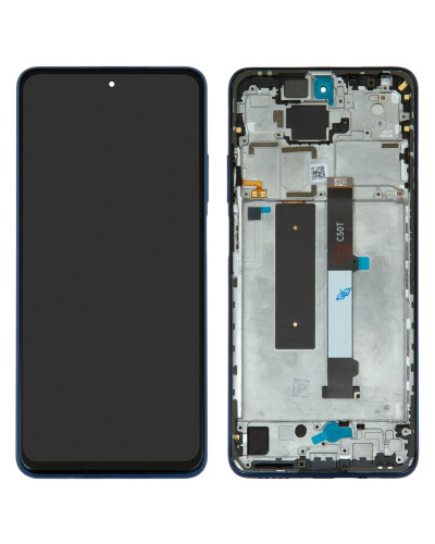 Дисплей Xiaomi Mi 10T Lite / Redmi Note 9 Pro 5G з сенсором в рамці (Синій)