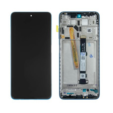 Дисплей Xiaomi Poco X3 / Poco X3 NFC / Poco X3 Pro з сенсором в рамці (Синій) Original China