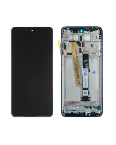 Дисплей Xiaomi Poco X3 / Poco X3 NFC / Poco X3 Pro з сенсором в рамці (Синій) Original China