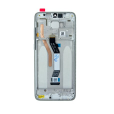 Дисплей Xiaomi Redmi Note 8 Pro з сенсором в рамці (Білий) Dual Sim / Original China