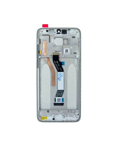 Дисплей Xiaomi Redmi Note 8 Pro з сенсором в рамці (Білий) Dual Sim / Original China