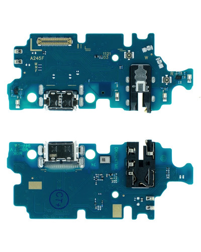 Плата зарядки Samsung A245 Galaxy A24 з компонентами / ORIGINAL